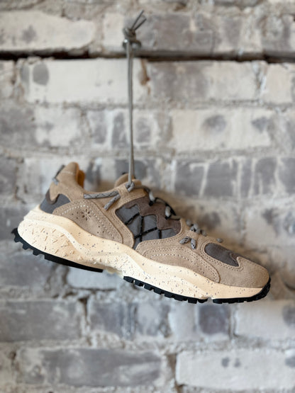 Yamabushi Man Suede/Nylon Sneaker – Light Grey
