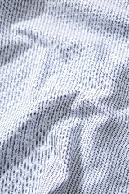 BD Duck Shirt - Striped Navy - DUNE + SALT