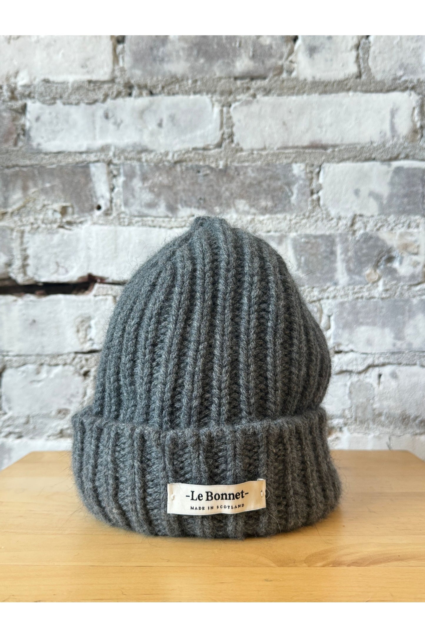 Le Bonnet Logo Beanie - Slate Grey - DUNE + SALT