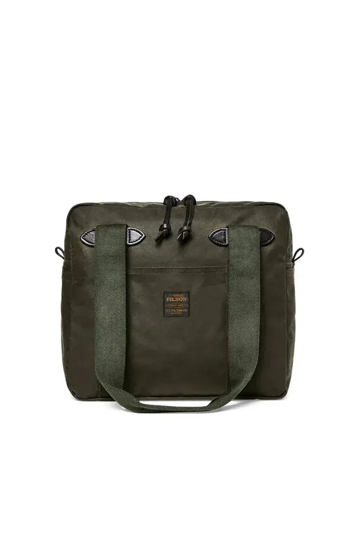 Tin Cloth Zipper Tote Bag - Otter Green - DUNE + SALT