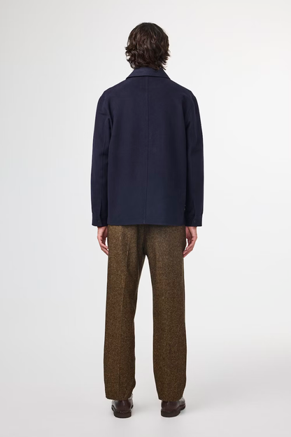 Blaze Organic Cotton Overshirt - Navy - DUNE + SALT