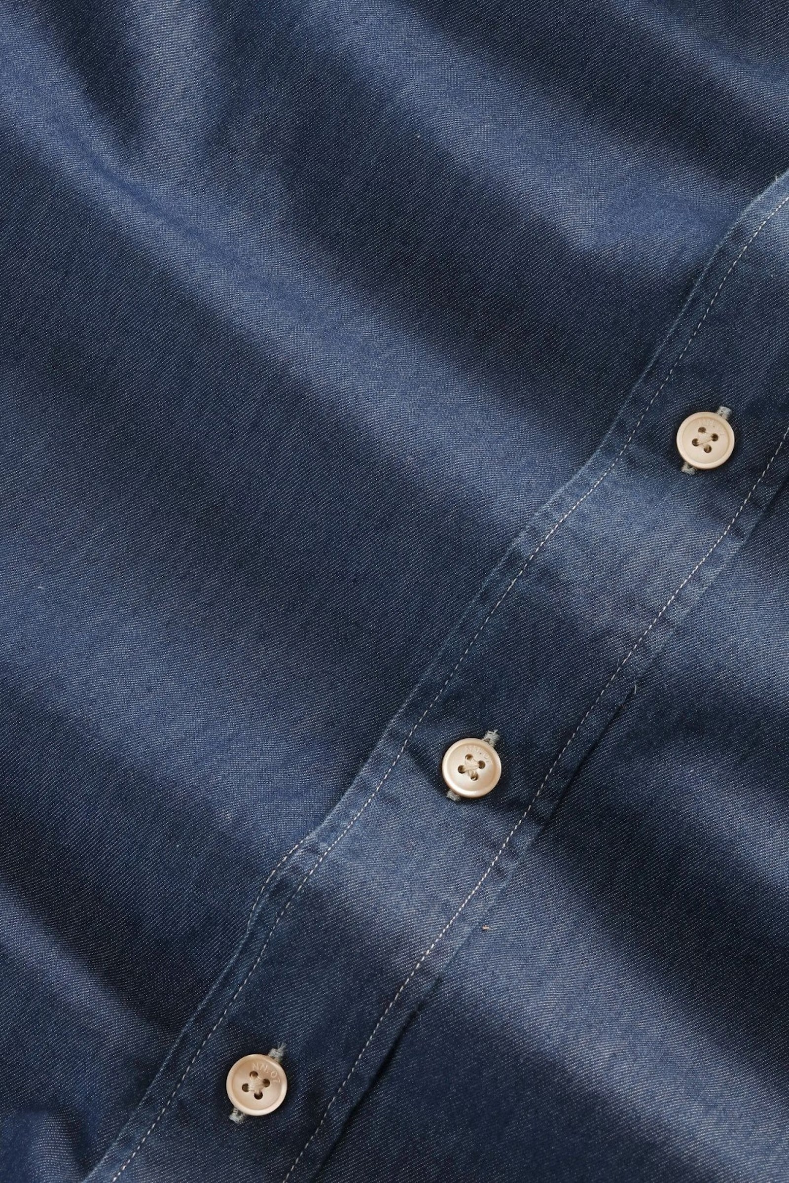 Colby Denim Shirt - Medium Indigo - DUNE + SALT