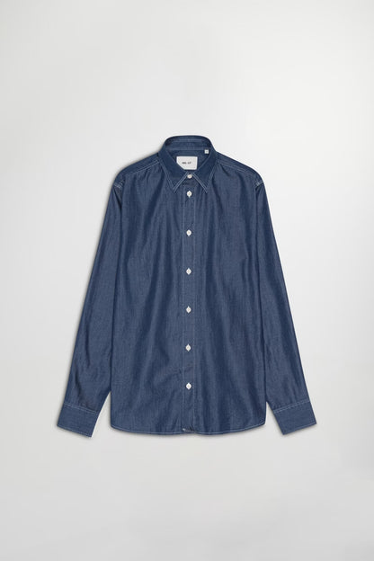Colby Denim Shirt - Medium Indigo - DUNE + SALT