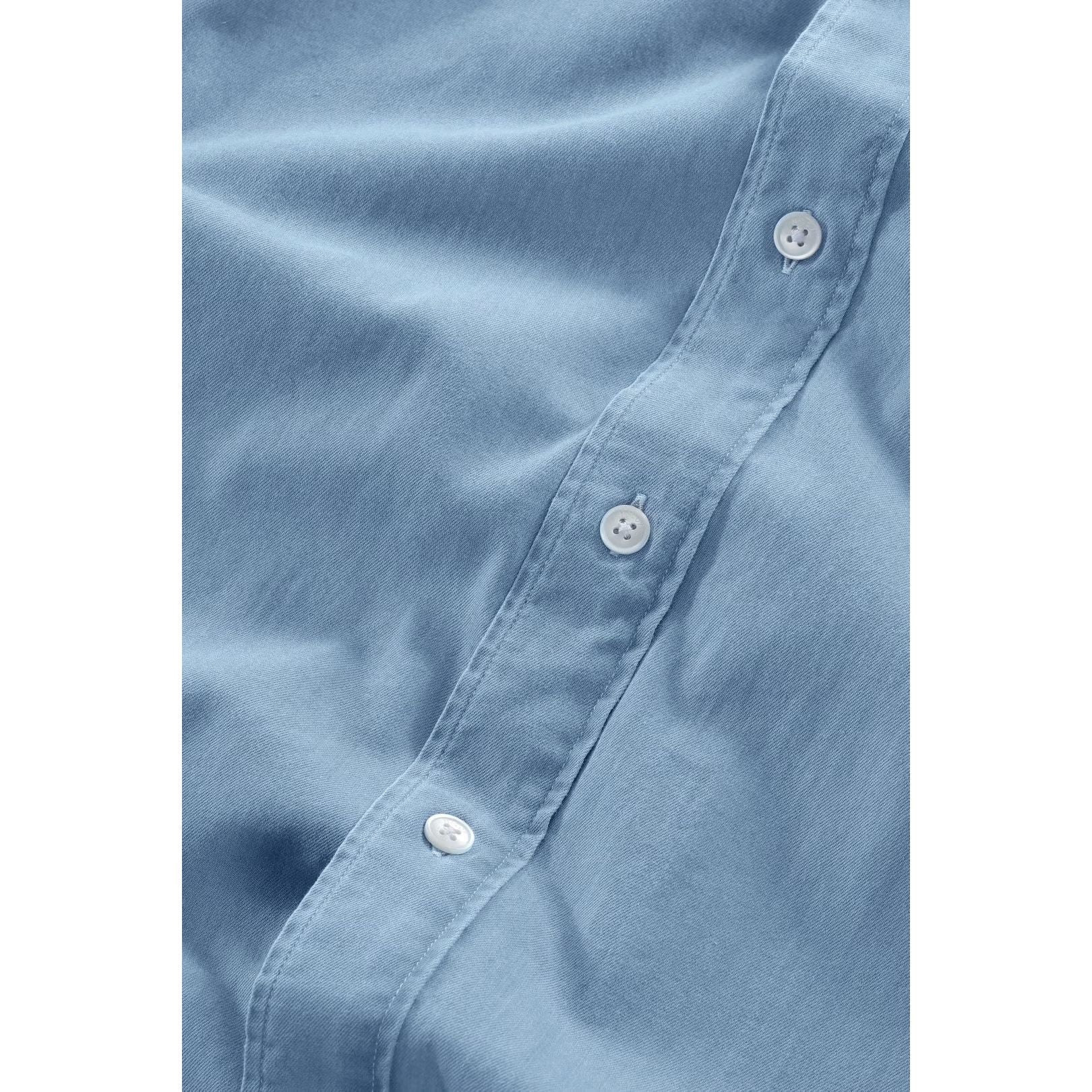 Colby Denim Shirt - Bleach Indigo - DUNE + SALT