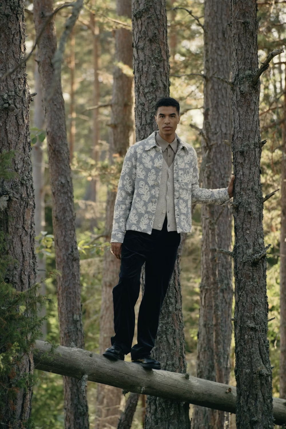 John V-Neck Cardigan - White Pepper - DUNE + SALT