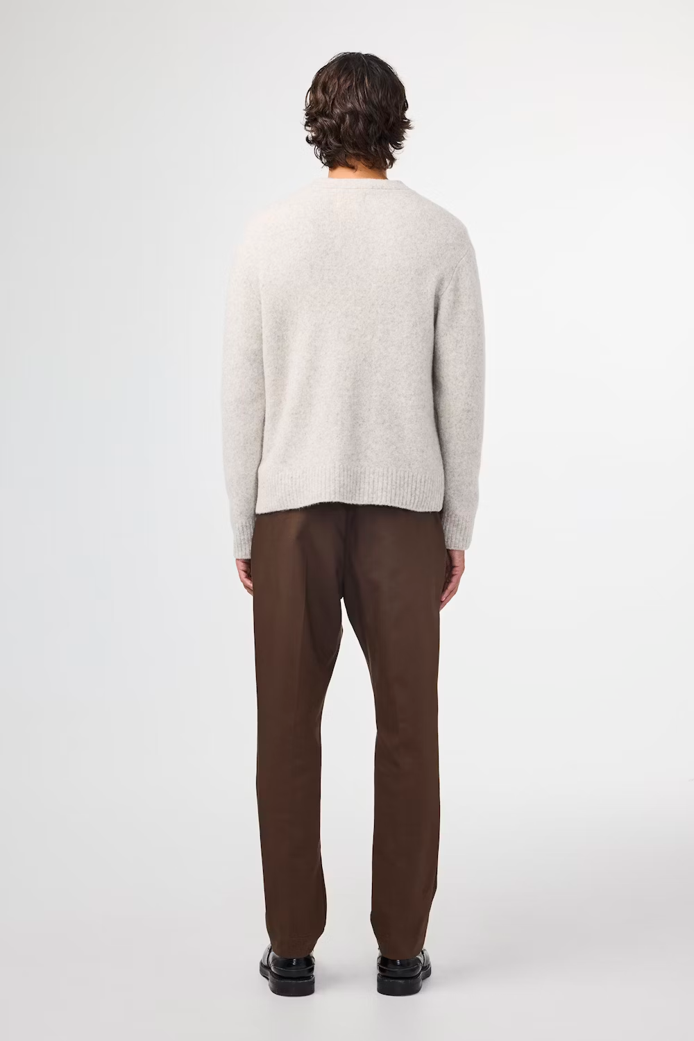 John V-Neck Cardigan - White Pepper - DUNE + SALT