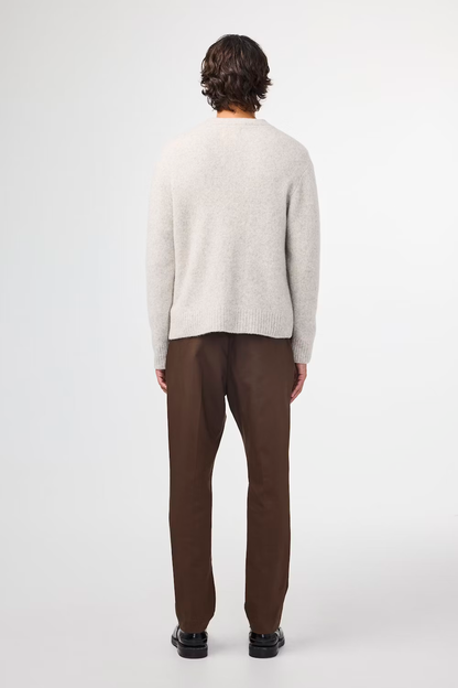 John V-Neck Cardigan - White Pepper - DUNE + SALT