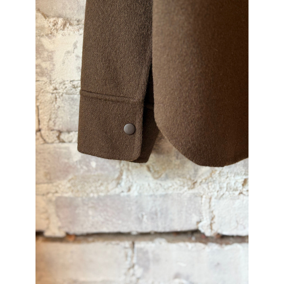 Aspesi 13 Dub Shirt - Brown Dark Olive Green