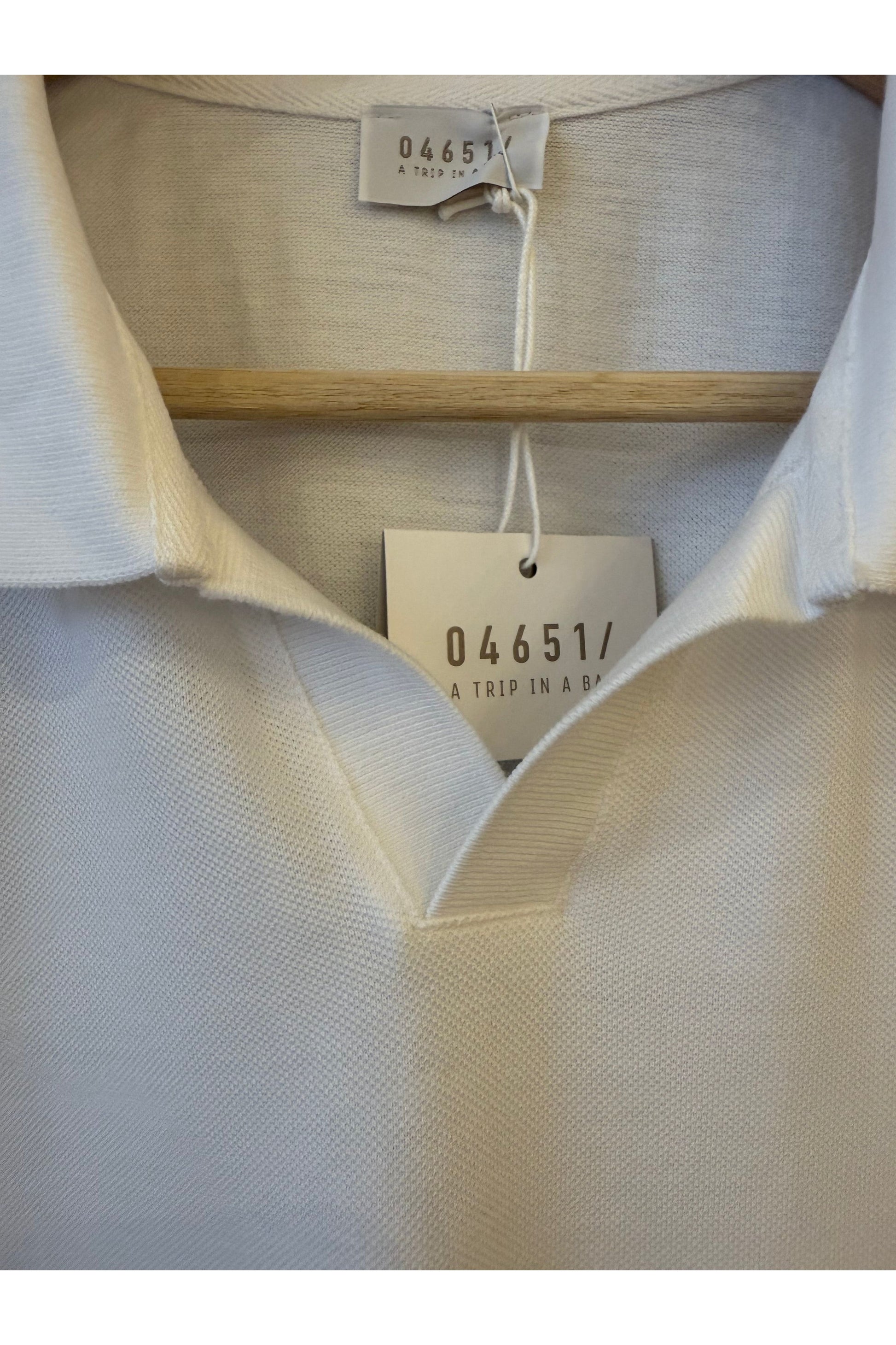 Piqué Johnny Polo - White - DUNE + SALT