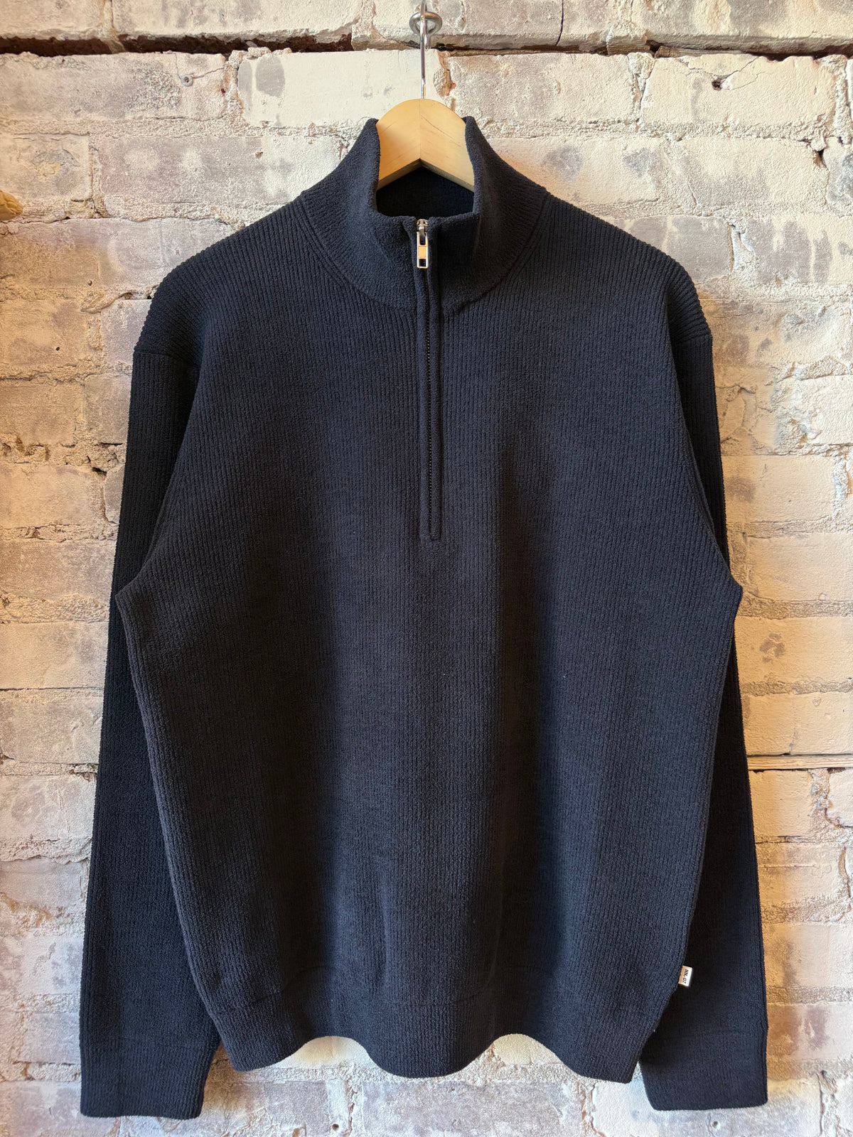 NN07 Danny Half Zip Sweater - Navy Blue Dark Slate Gray