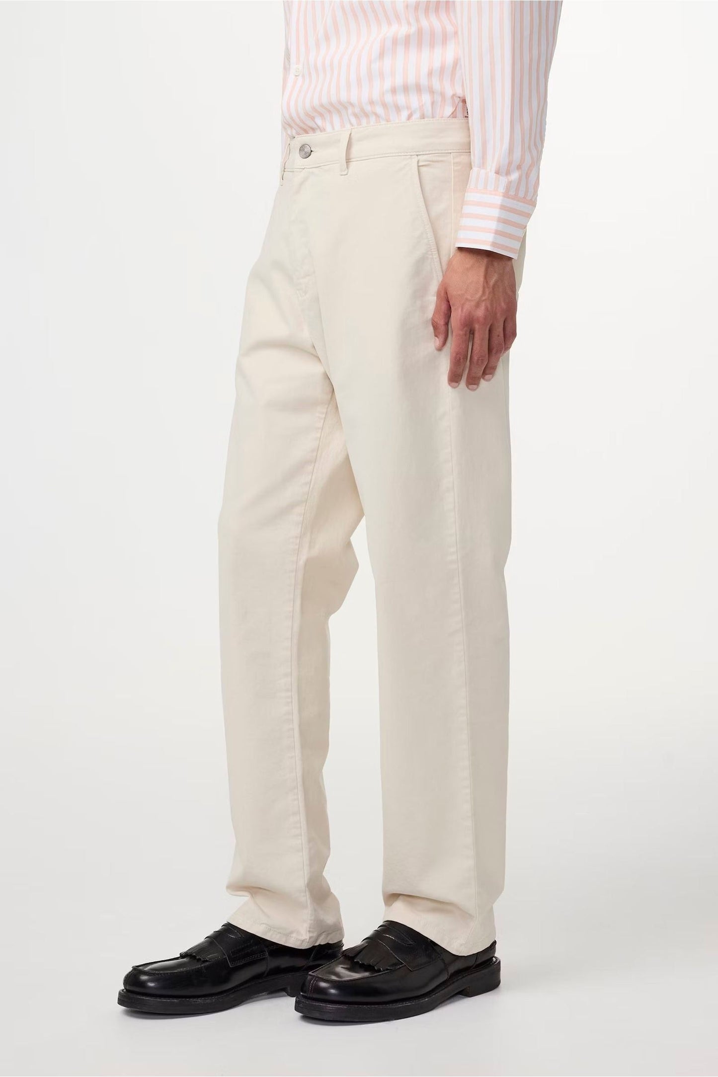 Aden Regular Fit Chino - Ivory - DUNE + SALT
