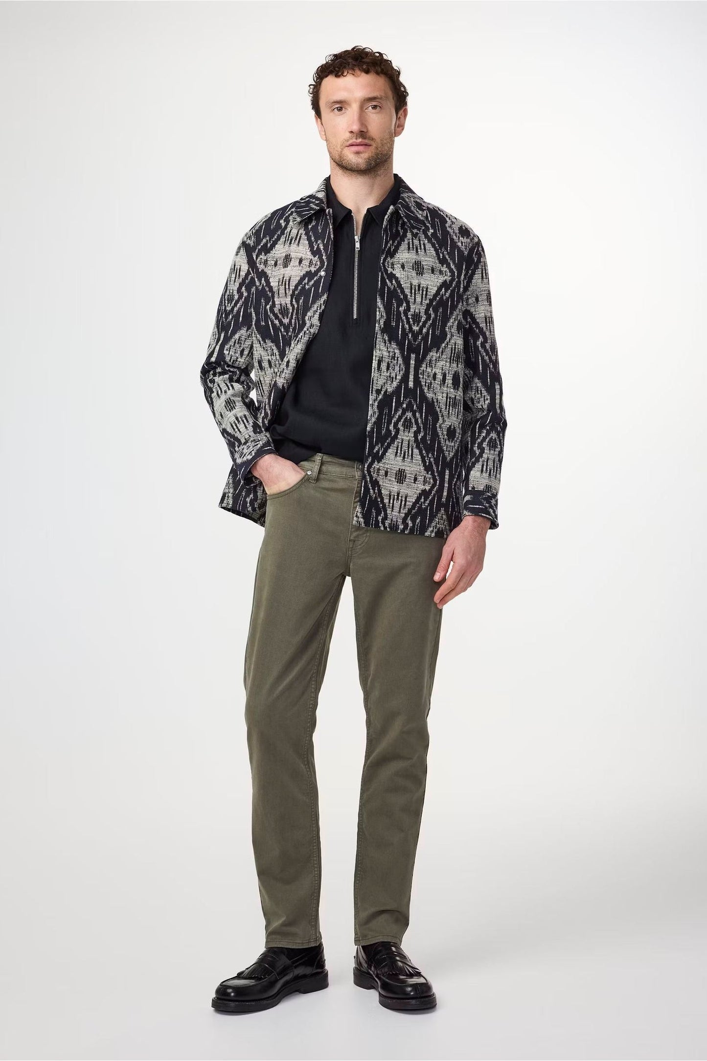 Tony Classic Slim Fit Pant - Capers - DUNE + SALT