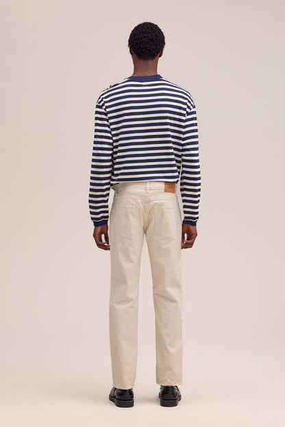 Tony Classic Slim Fit Pant - Ivory - DUNE + SALT