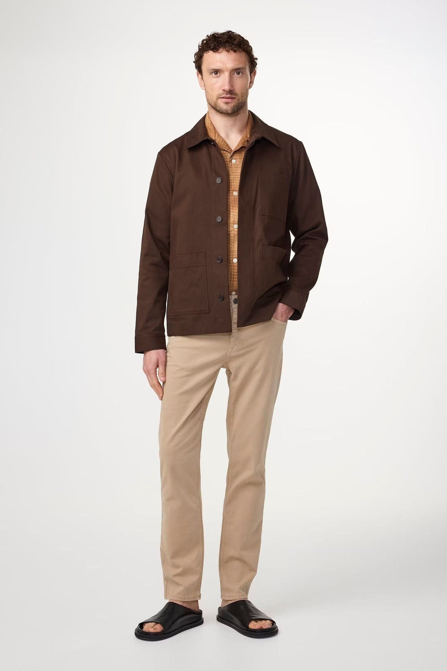 Tony Classic Slim Fit Pant - Khaki Beige - DUNE + SALT