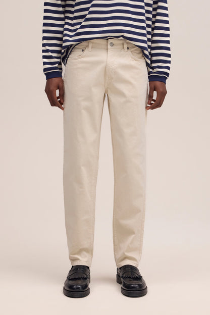 Tony Classic Slim Fit Pant - Ivory - DUNE + SALT