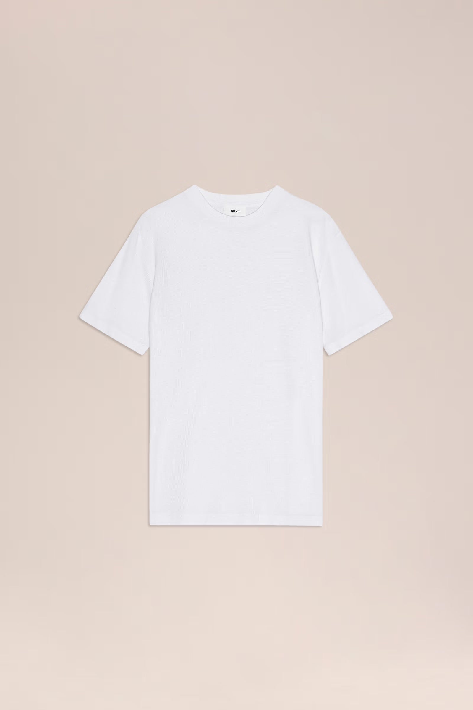 Clive Waffle-Knit SS Tee - White - DUNE + SALT
