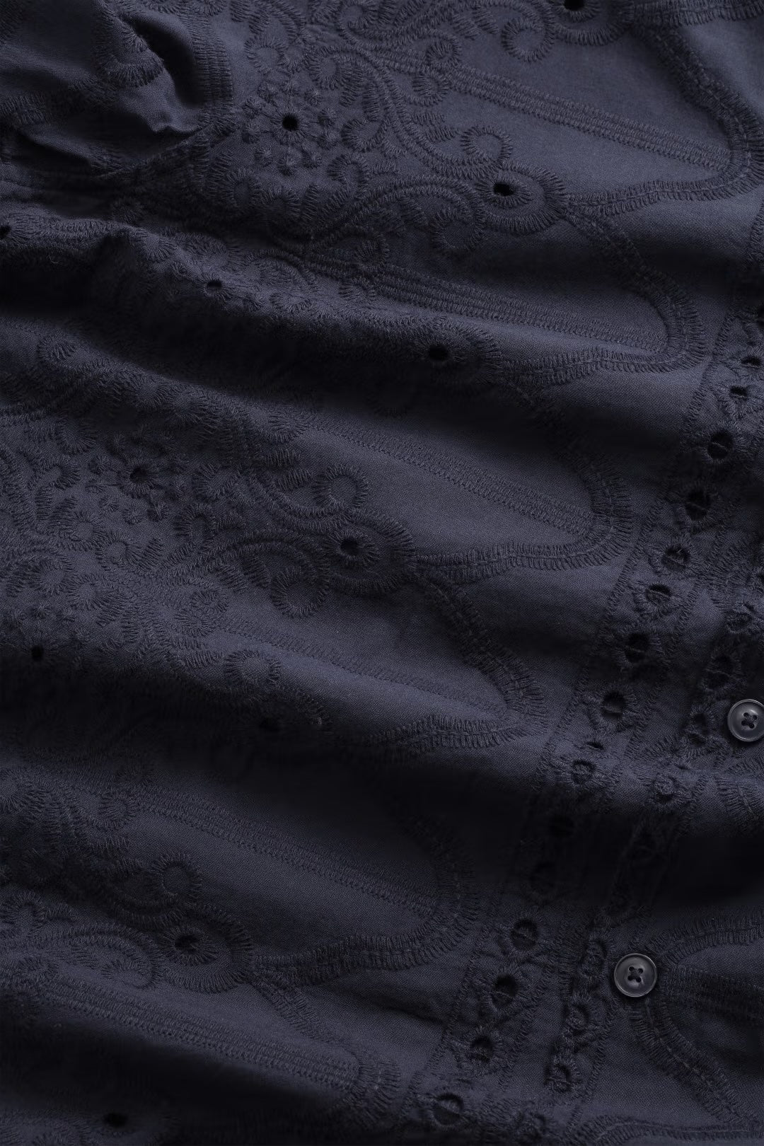 Julio Embroidery Shirt - Navy Blue - DUNE + SALT