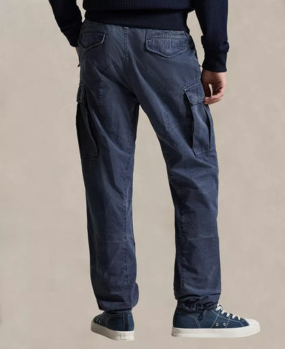 Classic Fit Canvas Cargo Pant - Classic Royal GD - DUNE + SALT