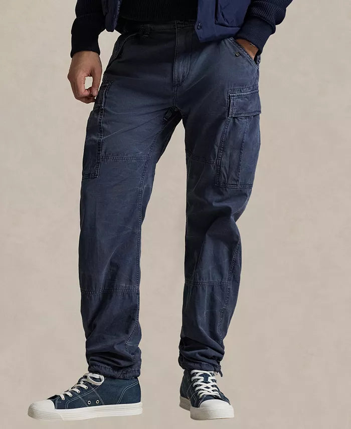 Classic Fit Canvas Cargo Pant - Classic Royal GD - DUNE + SALT