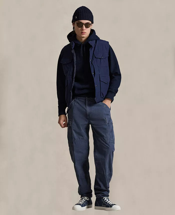 Classic Fit Canvas Cargo Pant - Classic Royal GD - DUNE + SALT