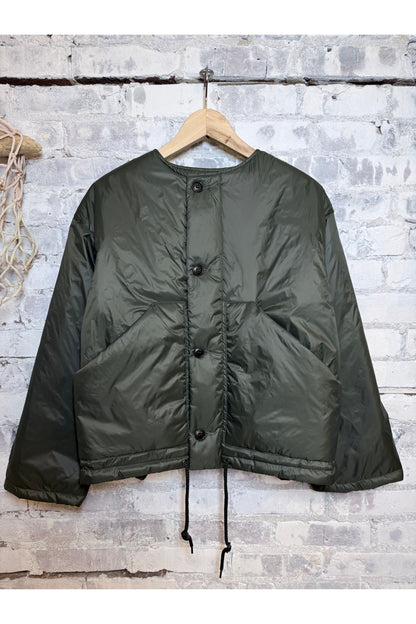 G.O.D Nuclear Padded Nylon Jacket - Dusty Green