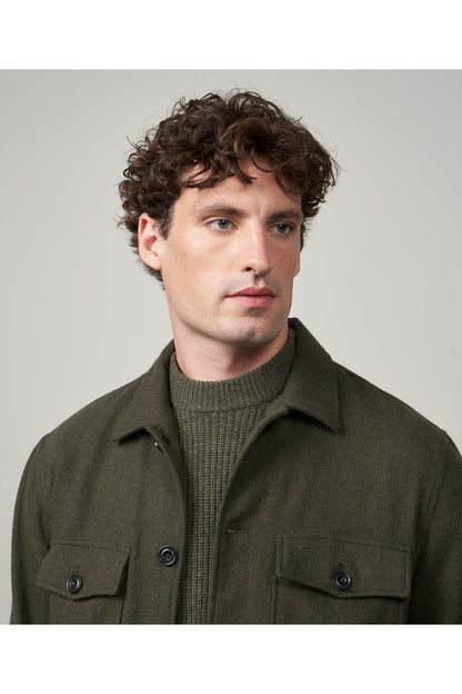 Day Recycled Wool Jacket - Military Green - DUNE + SALT