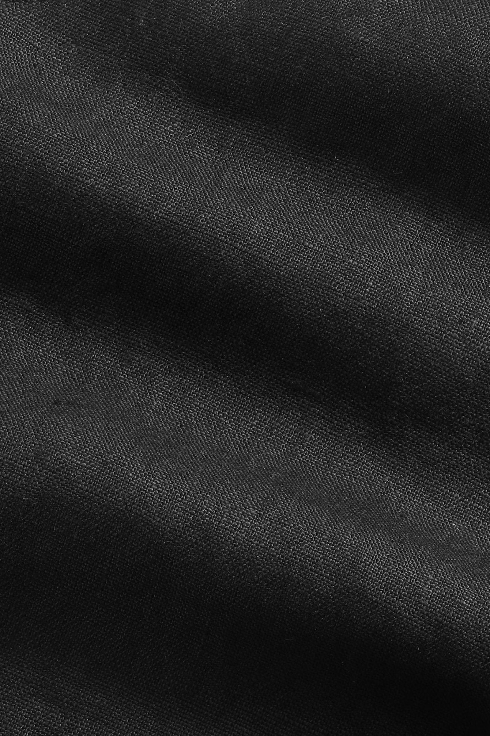 Gregor Casual Drawstring Linen Shorts - Black - DUNE + SALT