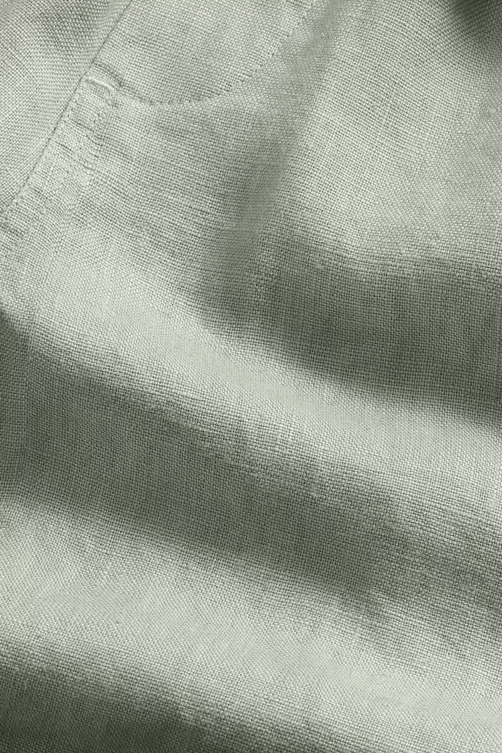 Gregor Casual Drawstring Linen Shorts - Sage Green - DUNE + SALT