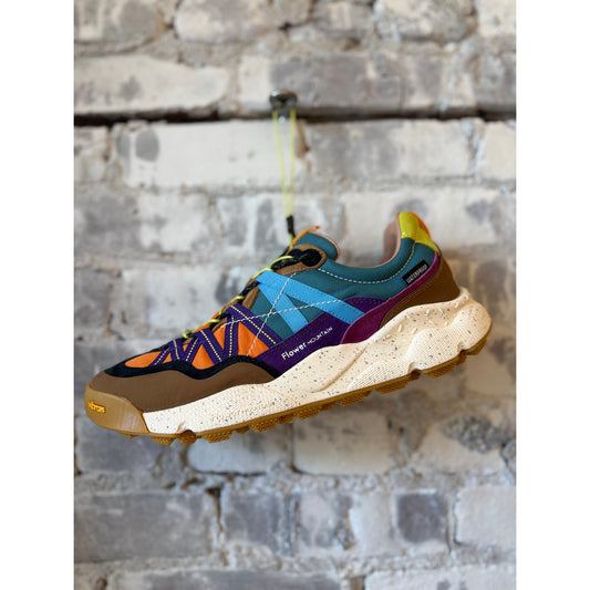Flower Mountain Iwano 2 Waterproof Sneaker – Brown/Orange/Violet Dark Gray