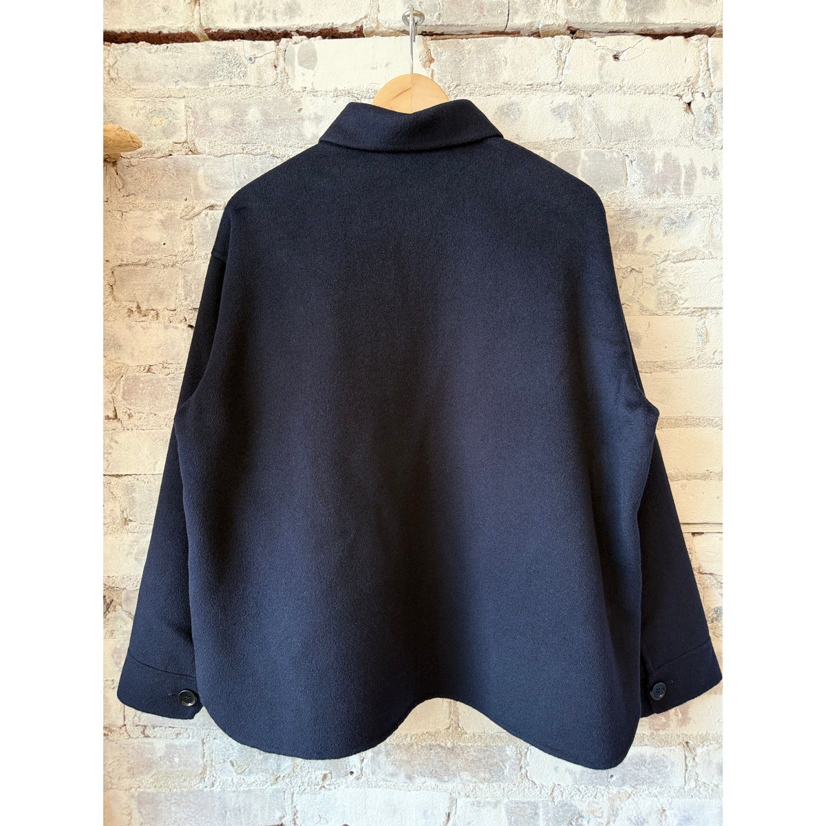 Aspesi Double Wool Jacket - Blue Dark Slate Gray