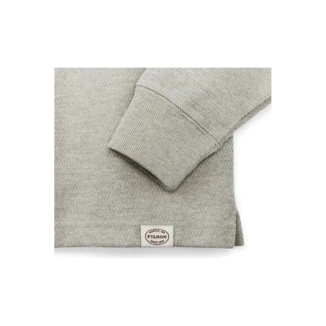 Waffle Knit Thermal Crewneck - Light Heather Gray - DUNE + SALT