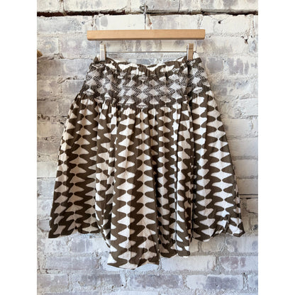 Soft Bubble Skirt - Tribal Zig Zag - DUNE + SALT