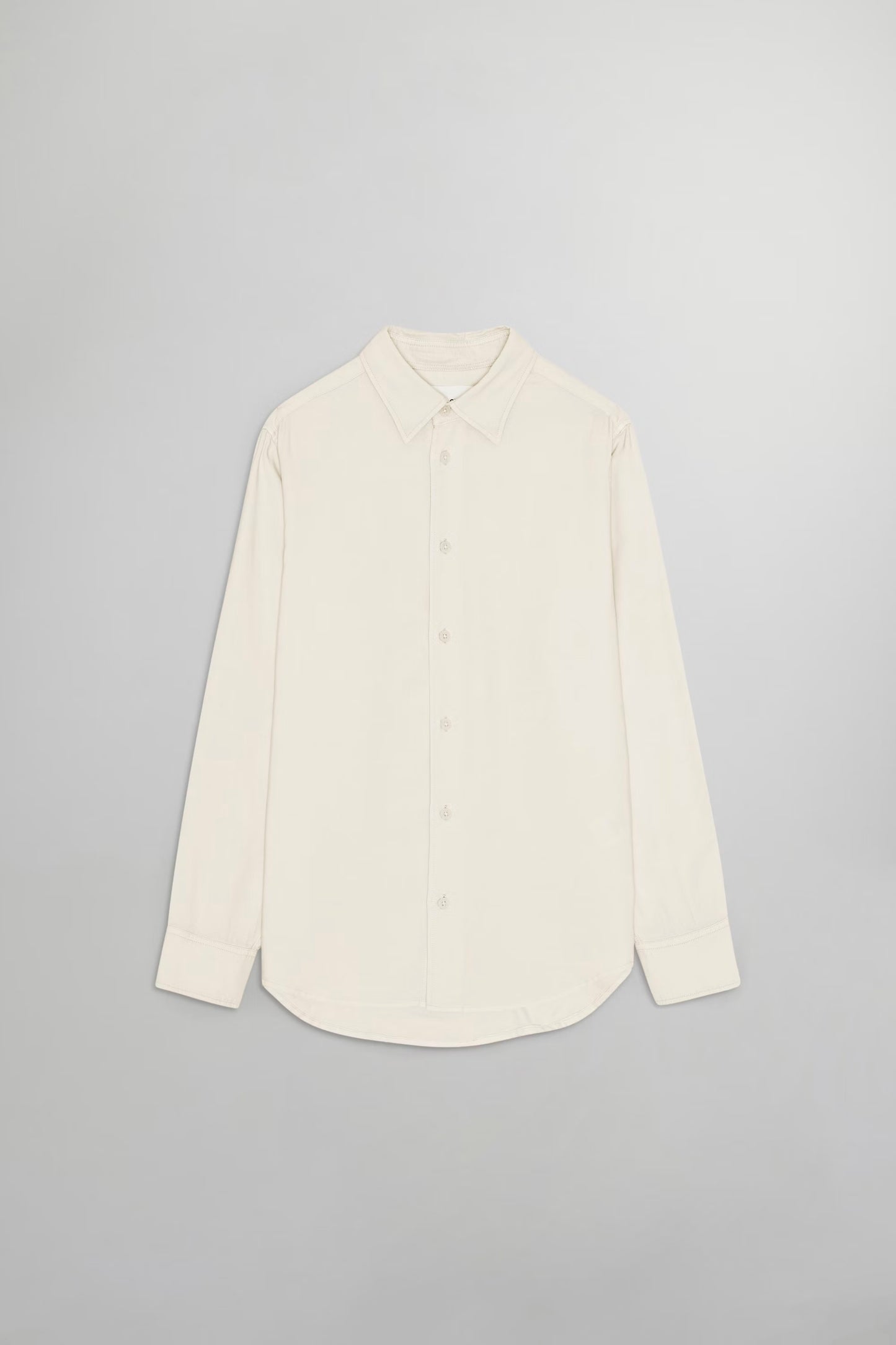 Colby Viscose-Blend Shirt - Ivory - DUNE + SALT