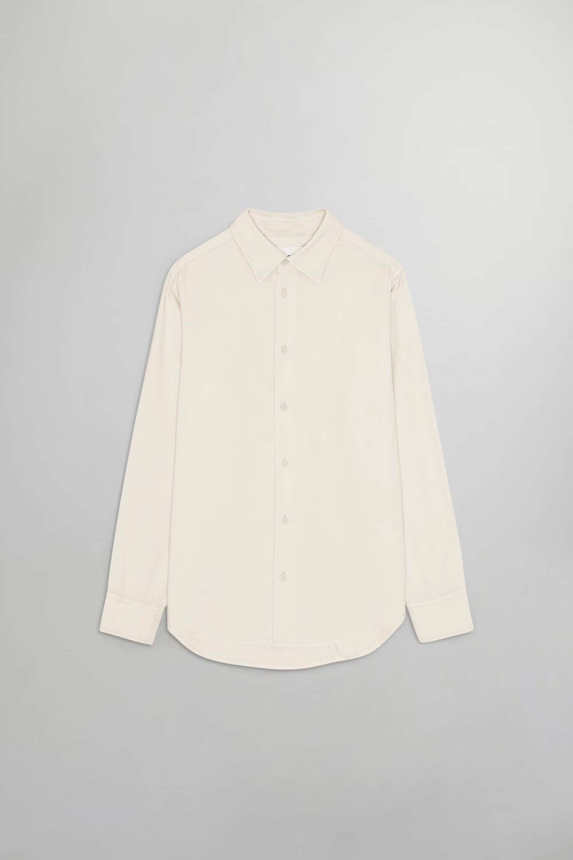 Colby Viscose-Blend Shirt - Ivory - DUNE + SALT
