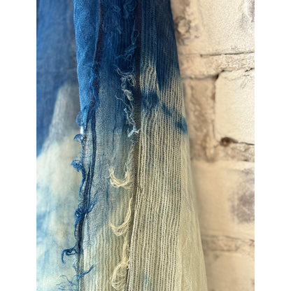 Linen Gauze Willow Dye Stole - DUNE + SALT
