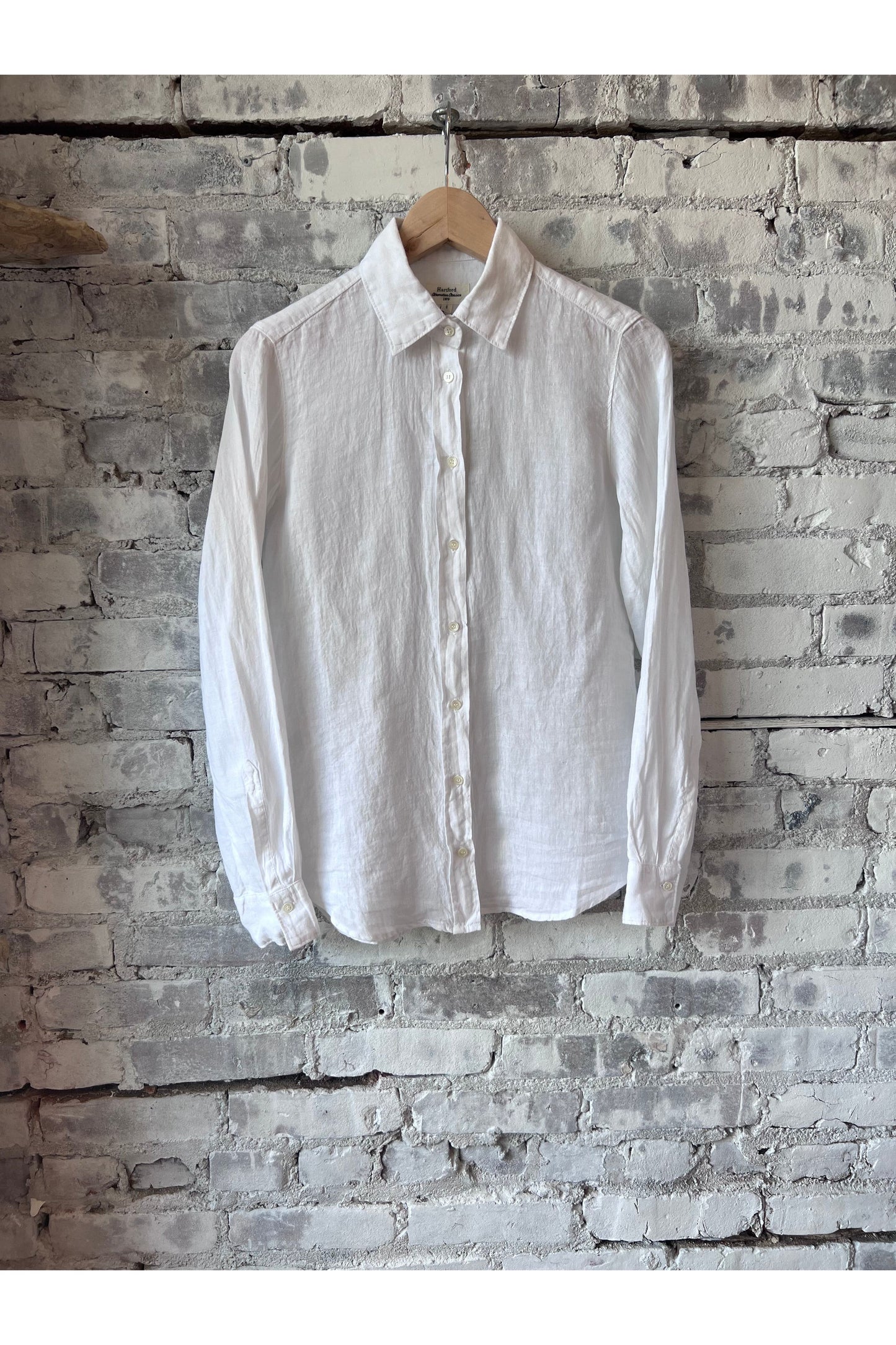 Coraz Linen Shirt - White - DUNE + SALT