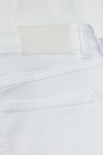Closed Women's Mira-X Straight Jean – White Light Gray