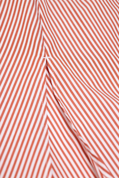 Closed Women's Gathered Cotton Skirt – Brick Red Light Pink