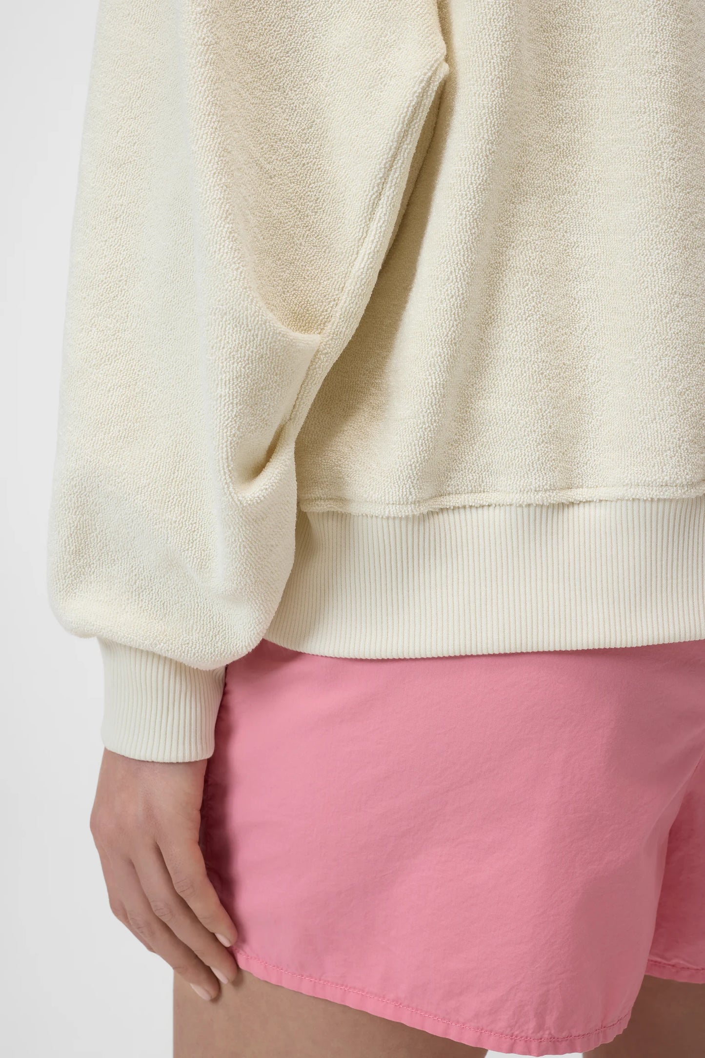 Closed Women's Relaxed Cotton Sweatshirt – Witherit Beige Light Gray
