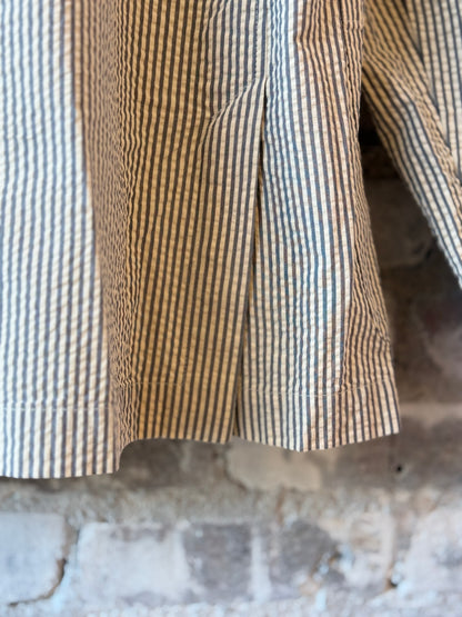 Jules Woven Jacket - Blue & Cream