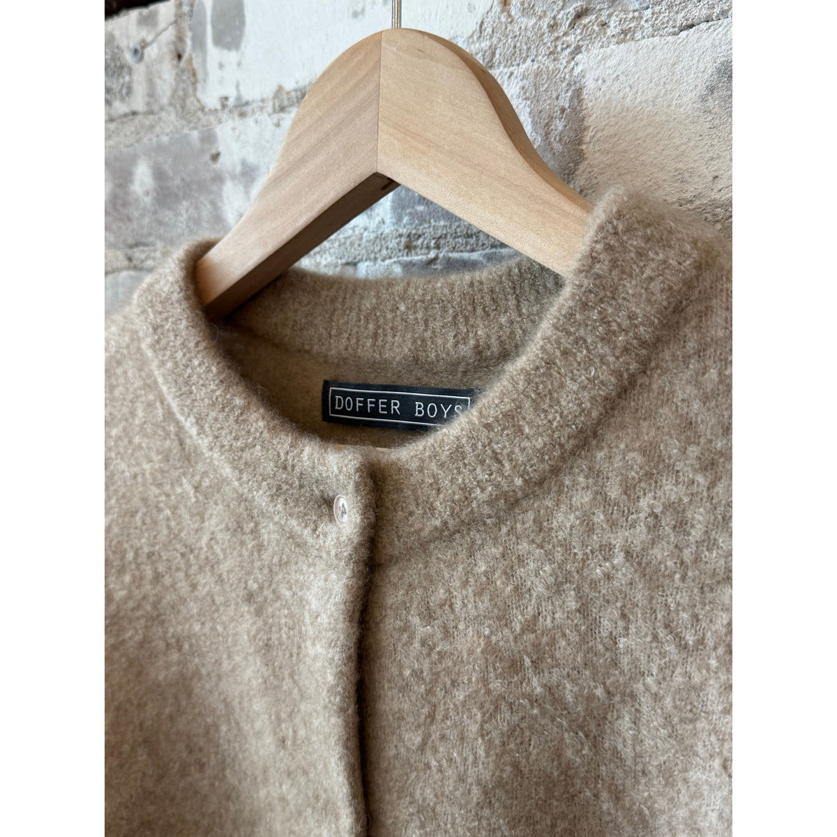 Doffer Boys Bedford Cardigan - Toast Dim Gray