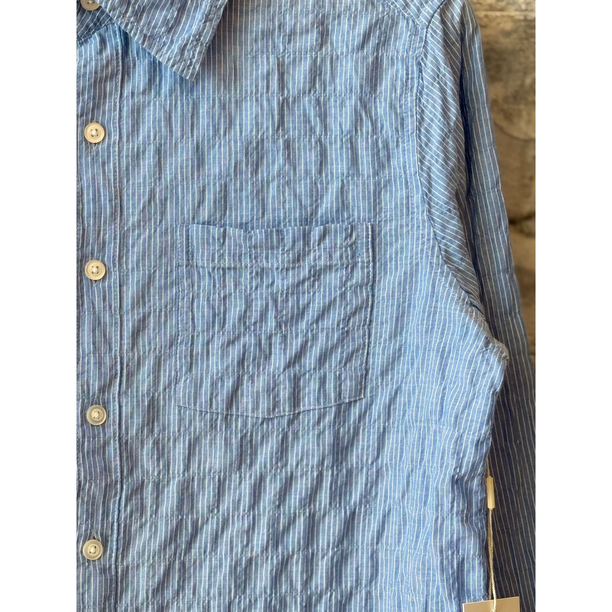 Naomi Shirt - Chambray Stripe - DUNE + SALT