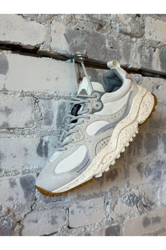 Wave Women's Hairy Velour Sneaker - Blue/Grey/Gum - DUNE + SALT