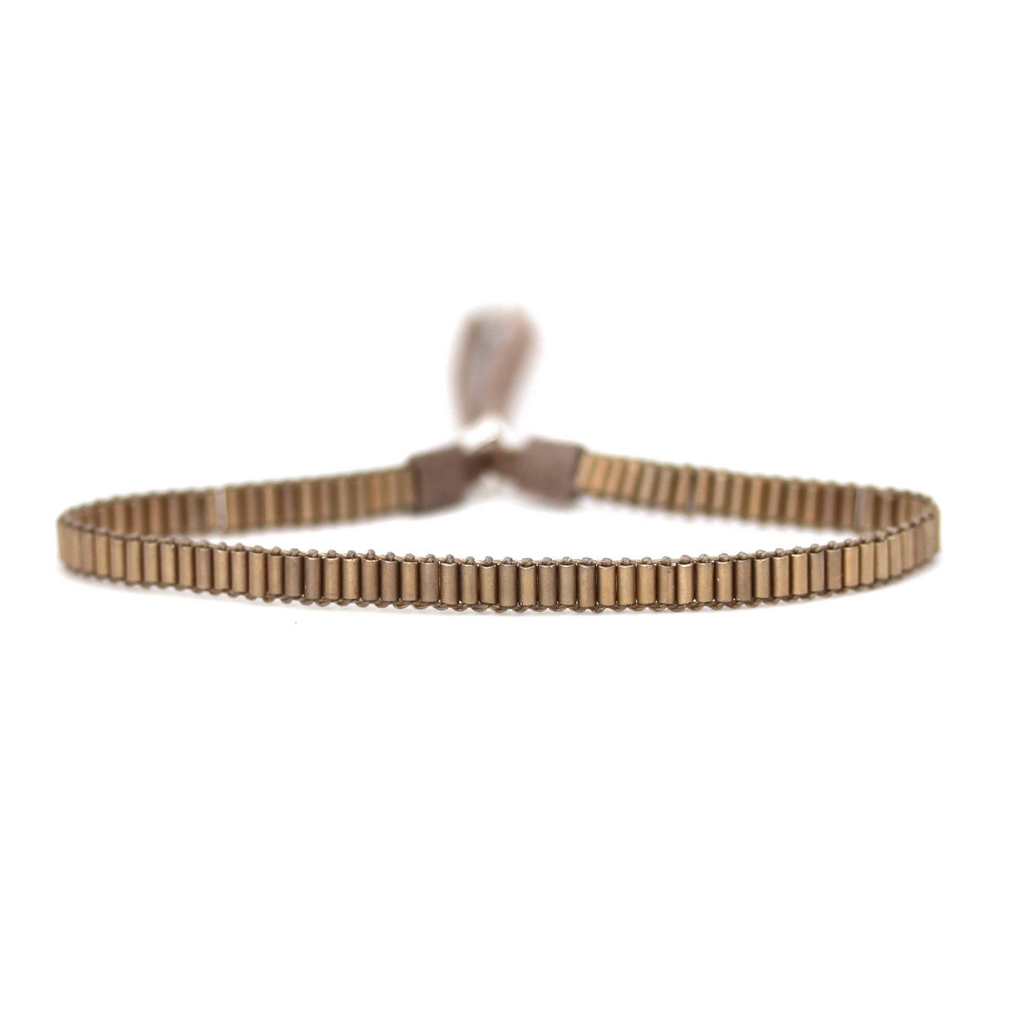 Julie Rofman Julie Rofman - Matte gold mini bracelet White Smoke