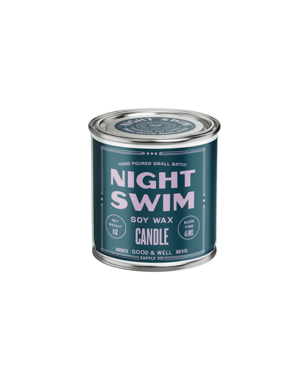 Good & Well Supply Co. Night Swim Soy Candle White Smoke