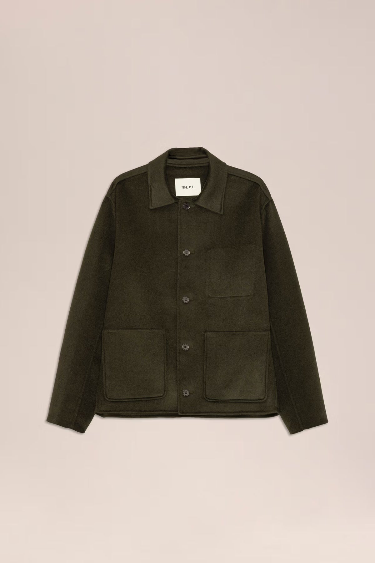 NN07 Morgan Wool Blend Jacket - Dark Army Black