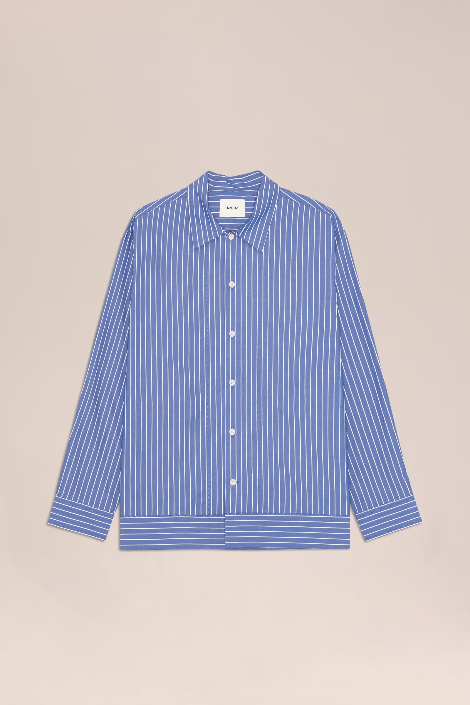 Reed Poplin Shirt - Aqua Stripe - DUNE + SALT