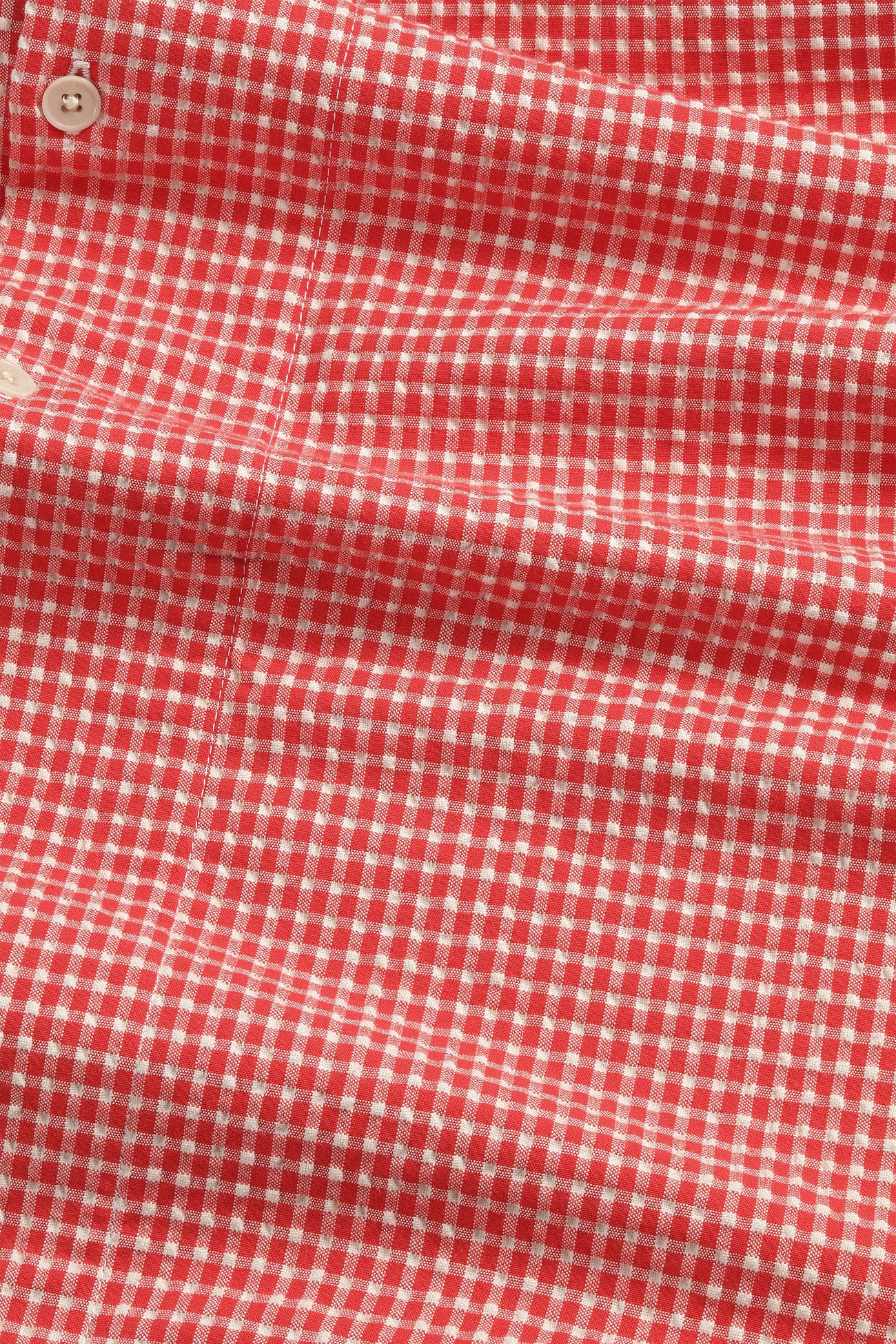 Reed Seersucker Overshirt - Chilli Glow - DUNE + SALT