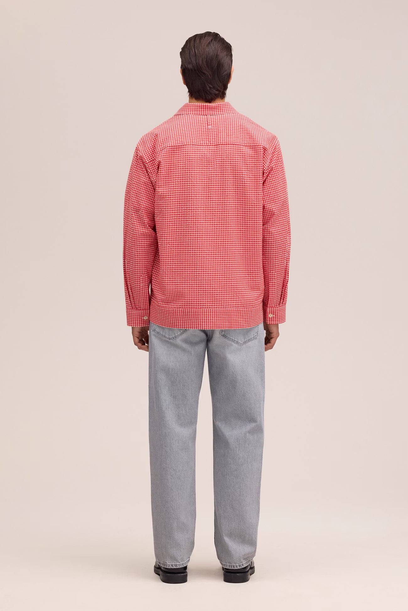 Reed Seersucker Overshirt - Chilli Glow - DUNE + SALT