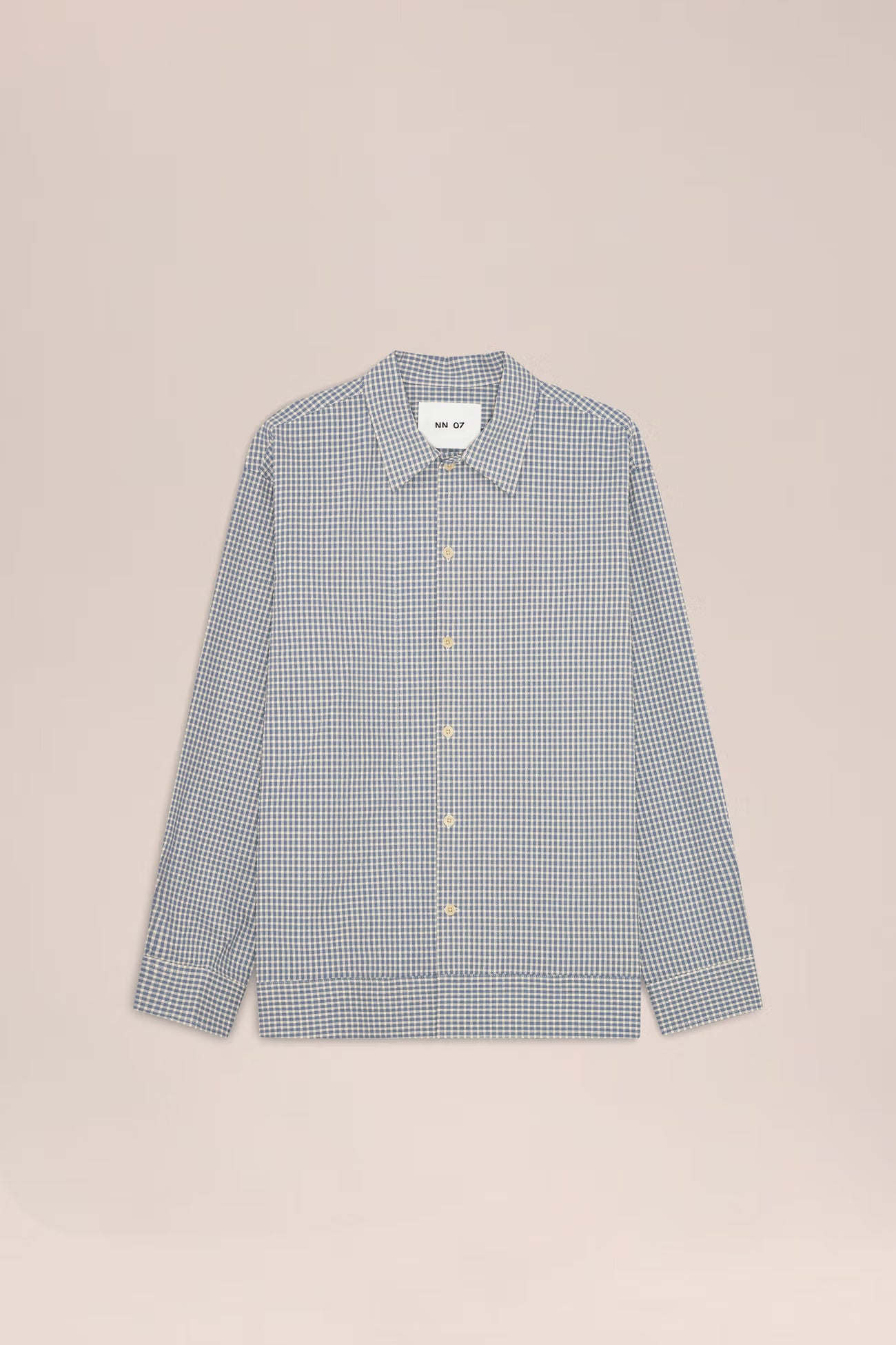 Reed Seersucker Overshirt - Stone Blue - DUNE + SALT